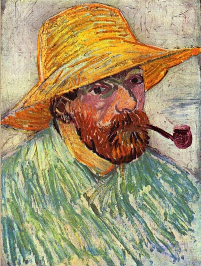 Vincent van Gogh Self-Portrait with Straw